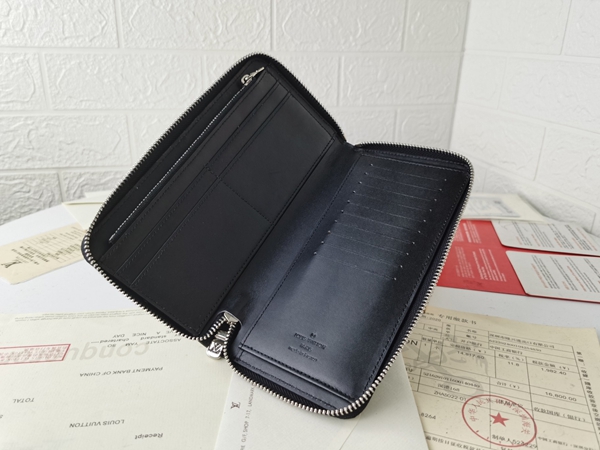 LVコピーウォレット細部ディテール